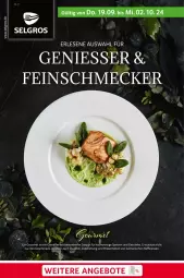 Gazetka promocyjna Selgros - Genießer & Feinschmecker - Gazetka - ważna od 02.10 do 02.10.2024 - strona 1 - produkty: angebot, angebote, eis, finesse, getränk, getränke, mac, Ti