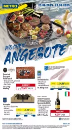 Gazetka promocyjna Metro - Wochen-Angebote - Gazetka - ważna od 28.06 do 28.06.2025 - strona 1 - produkty: abholpreise, angebot, angebote, avocado, ecco, eis, elle, fisch, fische, Fischer, flasche, fleisch, gewürz, ilag, lachs, Metro, metro gastro, prosecco, puma, Rauch, reis, rind, rindfleisch, rwe, Schere, spumante, Ti, tiefpreis, valdo, Wild, zitrone, zitronen