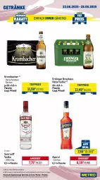 Gazetka promocyjna Metro - Wochen-Angebote - Gazetka - ważna od 28.06 do 28.06.2025 - strona 13 - produkty: angebot, aperol, bohne, coca-cola, cola, coupon, dallmayr, eis, erdinger, espresso, flasche, getränk, getränke, Hohes C, krombache, krombacher, Metro, natur, orange, orangen, orangensaft, Palette, radler, reis, saft, smirnoff, Ti, tiefpreis, vodka