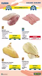 Gazetka promocyjna Metro - Wochen-Angebote - Gazetka - ważna od 28.06 do 28.06.2025 - strona 4 - produkty: Abtei, angebot, angebote, aqua, brustfilet, Dorade, dorade royal, eis, ente, Entenbrust, filet, fisch, fische, Fischer, fleisch, frischfisch, lachs, mais, matjes, Metro, pute, putenschnitzel, reis, Saibling, Schal, Schale, Schere, schnitzel, Seesaiblingsfilet, Ti, tiefpreis, Wild