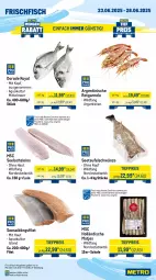 Gazetka promocyjna Metro - Wochen-Angebote - Gazetka - ważna od 28.06 do 28.06.2025 - strona 5 - produkty: Abtei, angebot, angebote, aqua, brustfilet, Dorade, dorade royal, eis, ente, Entenbrust, filet, fisch, fische, Fischer, fleisch, frischfisch, lachs, mais, matjes, Metro, pute, putenschnitzel, reis, Saibling, Schal, Schale, Schere, schnitzel, Seesaiblingsfilet, Ti, tiefpreis, Wild
