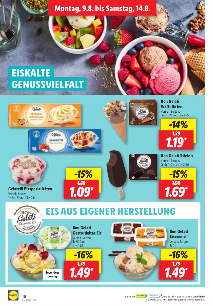 Aktueller Prospekt Lidl - Aktionsprospekt - von 09.08 bis 14.08.2021 - strona 18