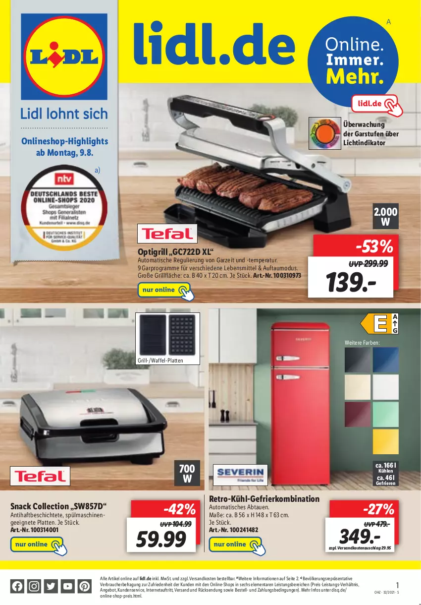 Aktueller Prospekt Lidl - Aktionsprospekt - von 09.08 bis 14.08.2021 - strona 45