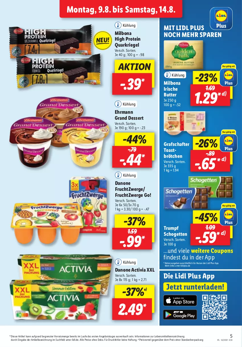 Aktueller Prospekt Lidl - Aktionsprospekt - von 09.08 bis 14.08.2021 - strona 5