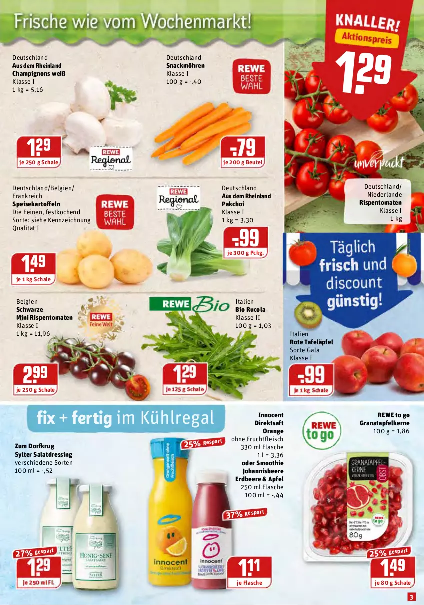 Aktueller Prospekt Rewe - Prospekte - von 13.09 bis 19.09.2021 - strona 3