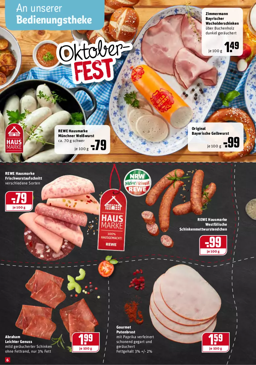 Aktueller Prospekt Rewe - Prospekte - von 13.09 bis 19.09.2021 - strona 6