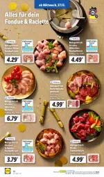 Gazetka promocyjna Lidl - Aktionsprospekt - Gazetka - ważna od 30.12 do 30.12.2023 - strona 14 - produkty: eis, fleisch, Fondue, latte, ndk, pute, rind, rinder, Schal, Schale, schwein, schwein und rind, schweine, Ti, vom schwein und rind, wein, weine