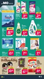 Gazetka promocyjna Netto - Woche 41 - Gazetka - ważna od 14.10 do 14.10.2023 - strona 16 - produkty: Alwa, Always, binden, bio, Coral, creme, Damenbinden, Duftspray, Finish, frolic, Glade, Hundetrockennahrung, kissen, Nassnahrung, natur, Rauch, Reinigung, reinigungstücher, rwe, sagrotan, schwein, schweine, sensodyne, snack, snacks, spülmaschinen, spülmaschinentabs, spülmittel, Ti, Trockennahrung, tücher, waschmittel, wein, weine, zahncreme