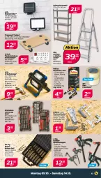 Gazetka promocyjna Netto - Woche 41 - Gazetka - ważna od 14.10 do 14.10.2023 - strona 17 - produkty: asti, batterie, batterien, Bohrer-Set, dell, eis, Eisenbahn, elle, Handy, Kinder, kleber, kraft, Lampe, leds, LG, Mode, pattex, regal, Schal, schrauben, schwerlastregal, Sport, steckdose, Ti, tisch, trolley, uhr, werkzeug, Werkzeug Set