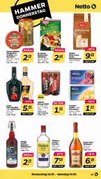 Gazetka promocyjna Netto - Woche 41 - Gazetka - ważna od 14.10 do 14.10.2023 - strona 27 - produkty: beere, bella crema, bohne, bohnen, Dr. Oetker, drink, dry gin, eier, eierlikör, energy drink, finsbury, frucht, früchte, Früchtetee, gin, Glühwein, gurke, gurken, heidelbeere, kaffee, kaffeebohnen, kirsch, Lätzche, likör, london dry, london dry gin, melitta, Meßmer, reifen, senf, tee, Ti, wein, wilthener