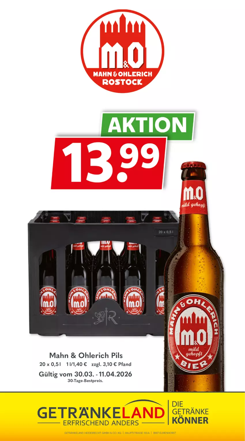Aktueller Prospekt Getraenkeland - von 29.03 bis 10.04.2026 - strona 11 - produkty: bestpreis, eis, Elan, getränk, getränke, pils, reis, Ti