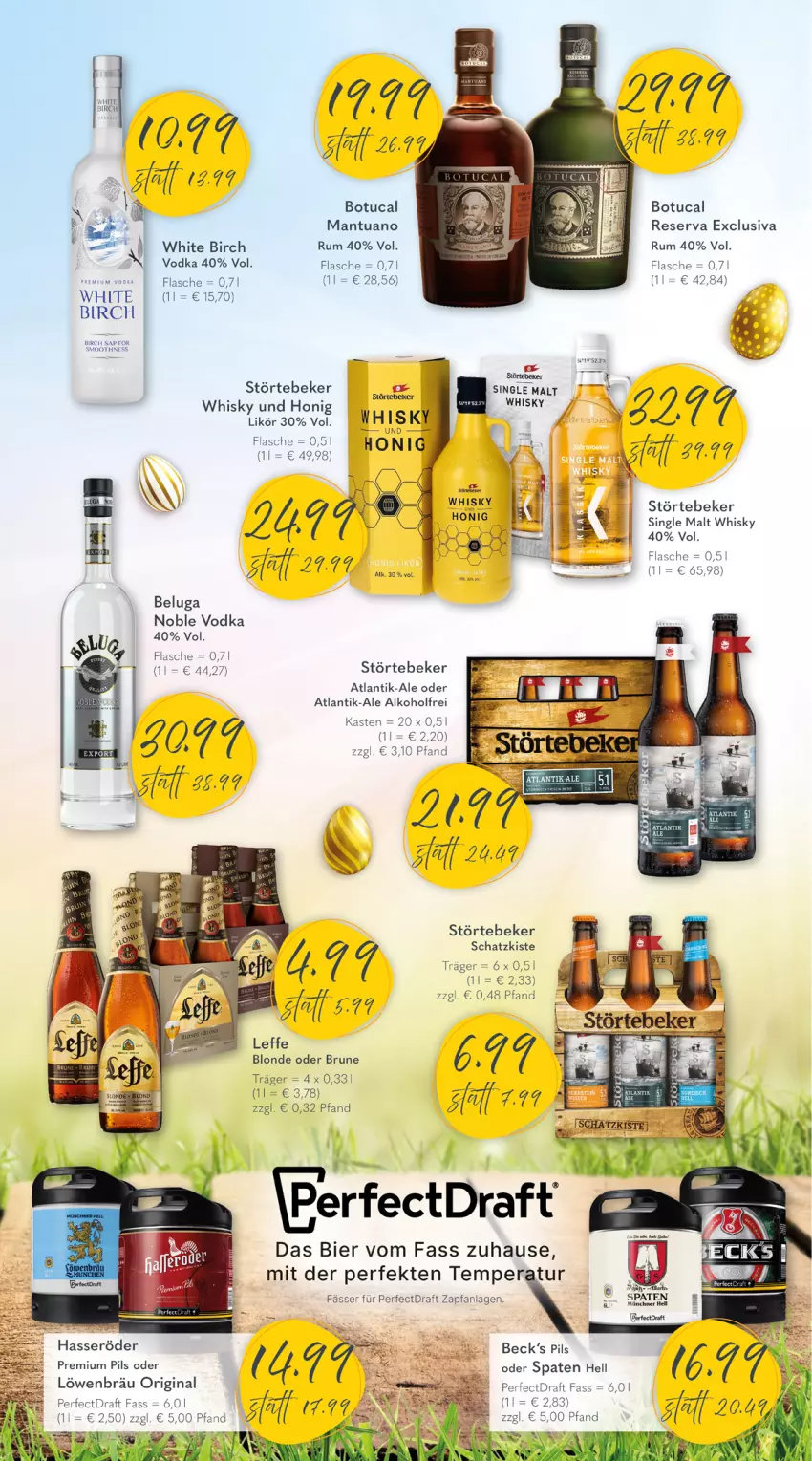 Aktueller Prospekt Getraenkeland - von 29.03 bis 10.04.2026 - strona 7 - produkty: alkohol, Beluga, bier, flasche, gin, honig, likör, pils, premium pils, rum, single malt, Spaten, störtebeker, Ti, tuc, vodka, whisky