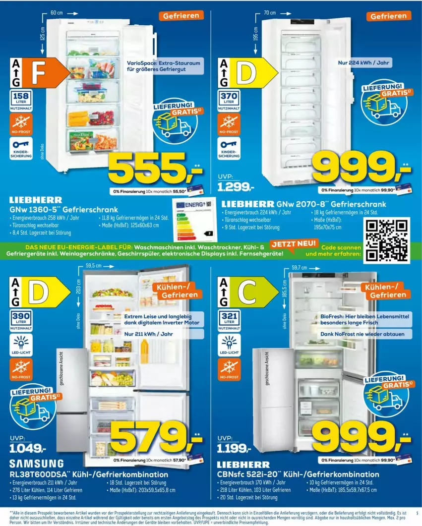 Aktueller Prospekt Euronics - Prospekte - von 05.10 bis 12.10.2022 - strona 5 - produkty: bio, eis, Elektro, gefrierkombination, Kinder, lays, lebensmittel, Samsung, Schere, Ti, Trockner, waschmaschine, waschmaschinen, waschtrockner