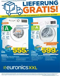 Gazetka promocyjna Euronics - Prospekte - Gazetka - ważna od 12.10 do 12.10.2022 - strona 1 - produkty: angebot, angebote, auto, beleuchtung, eis, ilag, Kinder, kleid, Kleidung, LG, reis, siemens, spee, Ti, trommel, waschvollautomat, wasser