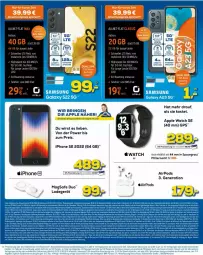 Gazetka promocyjna Euronics - Prospekte - Gazetka - ważna od 12.10 do 12.10.2022 - strona 10 - produkty: Apple, Apple Watch, Apple Watch SE, aust, buch, eis, GPS, iphone, IPhone SE, ladegerät, Pods, reis, spee, telefon, Ti, vodafone