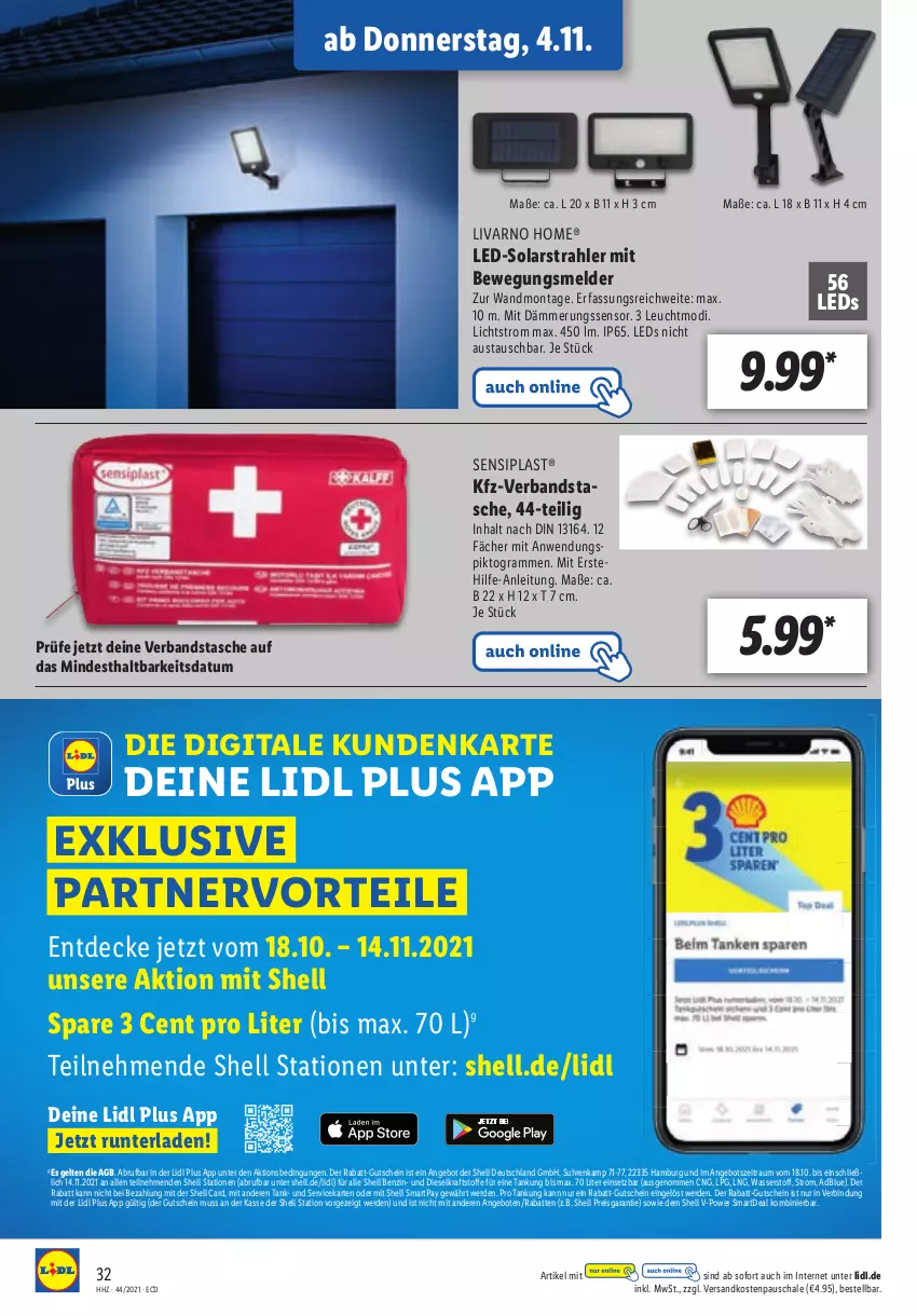 Aktueller Prospekt Lidl - Aktionsprospekt - von 01.11 bis 06.11.2021 - strona 32