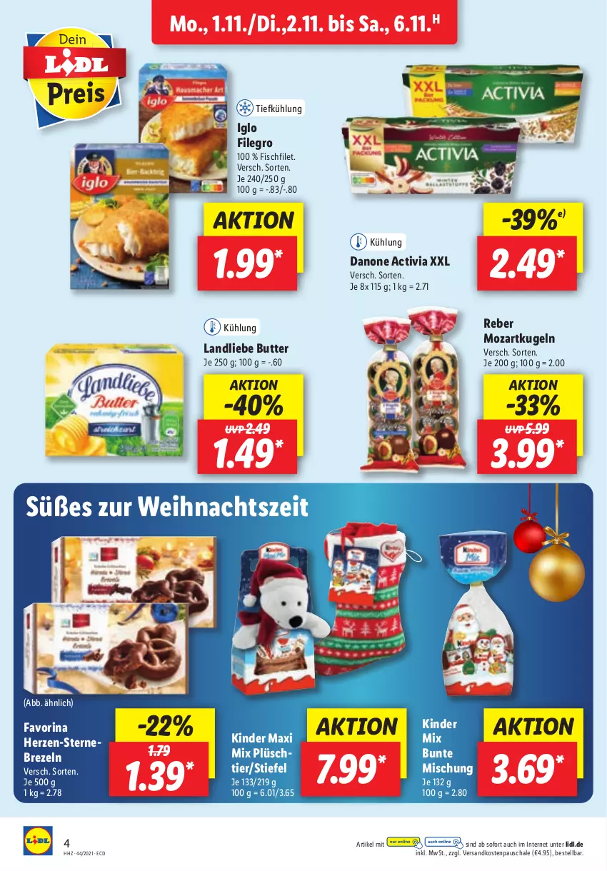 Aktueller Prospekt Lidl - Aktionsprospekt - von 01.11 bis 06.11.2021 - strona 4