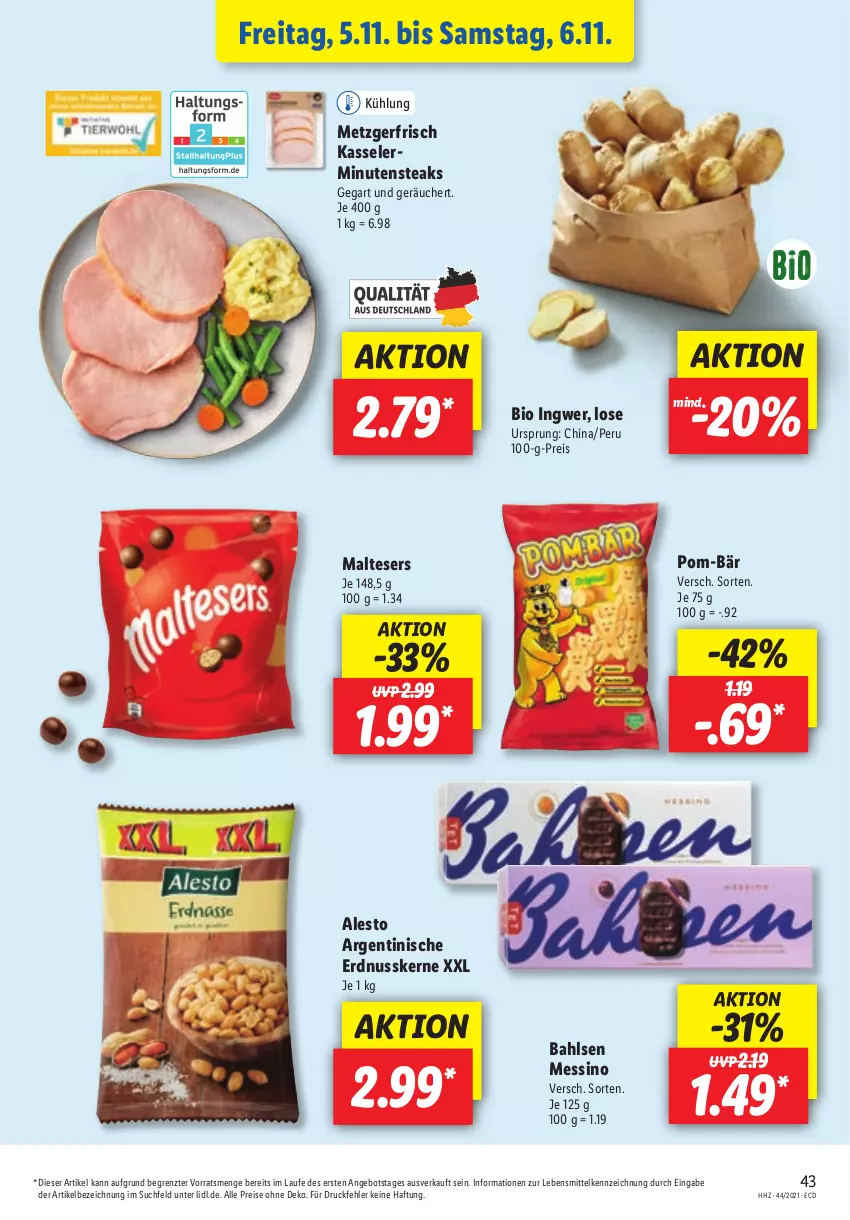 Aktueller Prospekt Lidl - Aktionsprospekt - von 01.11 bis 06.11.2021 - strona 43