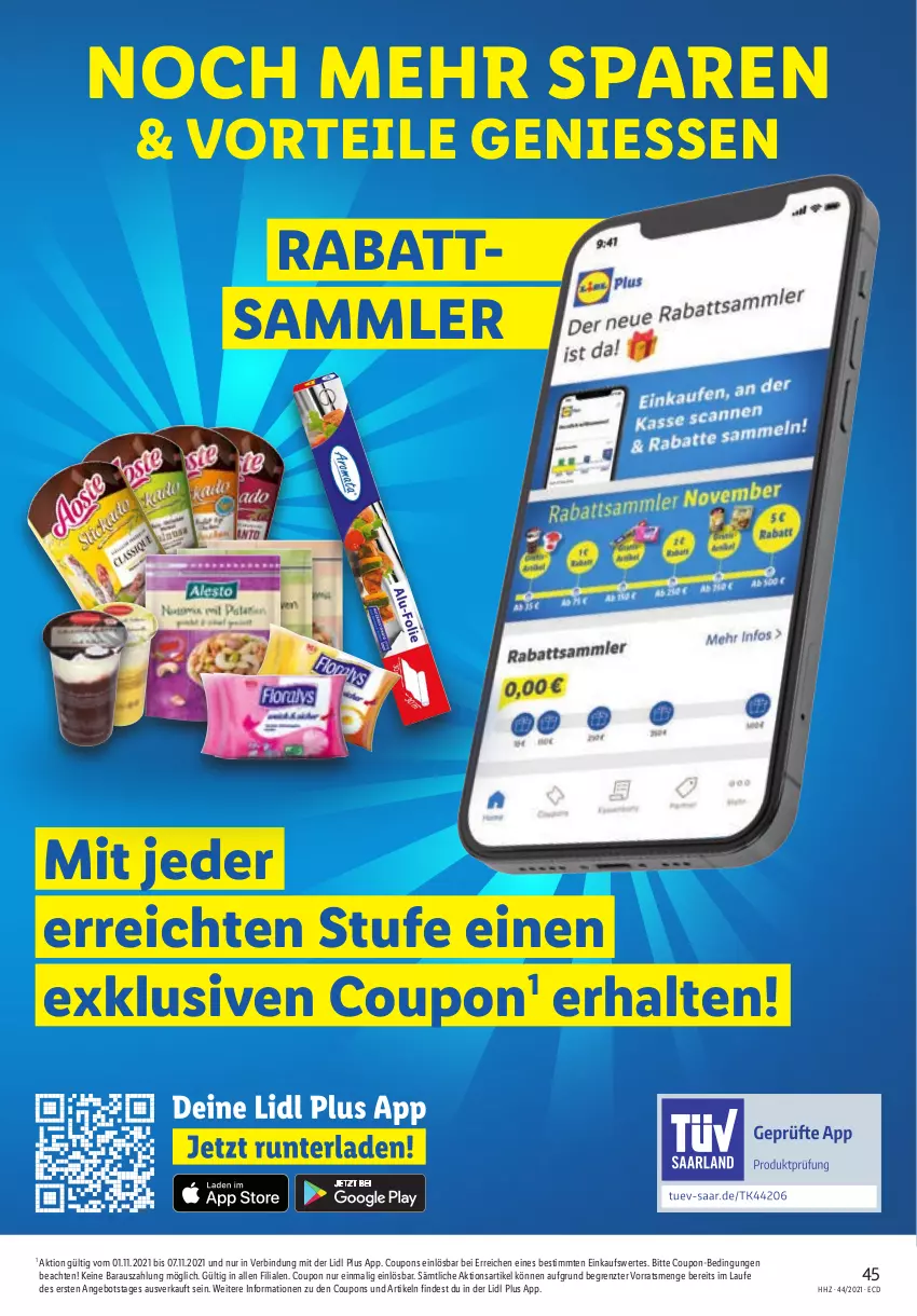 Aktueller Prospekt Lidl - Aktionsprospekt - von 01.11 bis 06.11.2021 - strona 45