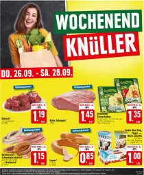 Gazetka promocyjna Edeka - Prospekte - Gazetka - ważna od 28.09 do 28.09.2024 - strona 27 - produkty: Abtei, bratwurst, deka, gulasch, jungbullen, Käse, käsescheiben, Kinder, Kinder Maxi, kinder maxi king, lyoner, milch, milch-schnitte, pingui, ring, schwein, tafelspitz, wein, wurst, Yo