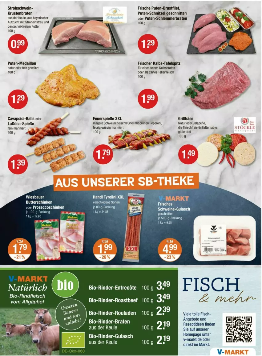 Aktueller Prospekt Vmarkt - Prospekte - von 11.09 bis 17.09.2025 - strona 3 - produkty: angebot, angebote, auer, ball, Bau, Bauer, beef, bio, bio-rindfleisch, braten, brustfilet, Cava, eis, elle, ente, filet, fisch, fleisch, gewürz, grill, Grillkäse, gulasch, Käse, krustenbraten, LG, natur, peperoni, Peroni, pute, rezept, rind, rinder, rinder-rouladen, rindfleisch, roastbeef, rouladen, schnitten, schnitzel, schwein, schweine, schweinefleisch, tafelspitz, teller, Ti, wein, weine, wiesbauer, würfel