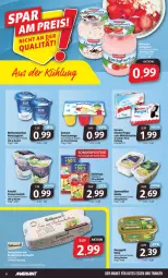 Gazetka promocyjna Markant - Prospekte - Gazetka - ważna od 15.10 do 15.10.2022 - strona 6 - produkty: almighur, almighurt, Becher, creme, danone, ferrero, frischli, frucht, fruchtzwerge, joghur, joghurt, kerrygold, kerrygold extra, Kinder, kinder pingui, milch, Milchschnitte, natur, naturjoghurt, pingui, salat, salate, spreewälder, steinhaus, torte, tortelloni, weihenstephan