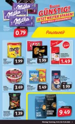 Gazetka promocyjna Markant - Prospekte - Gazetka - ważna od 15.10 do 15.10.2022 - strona 9 - produkty: beutel, caffe, Cap, cappuccino, chips, cin, eis, Elan, Funny Frisch, haribo, kitkat, linsen, lion, melitta, reis, smarties, storck, Ti, ZTE