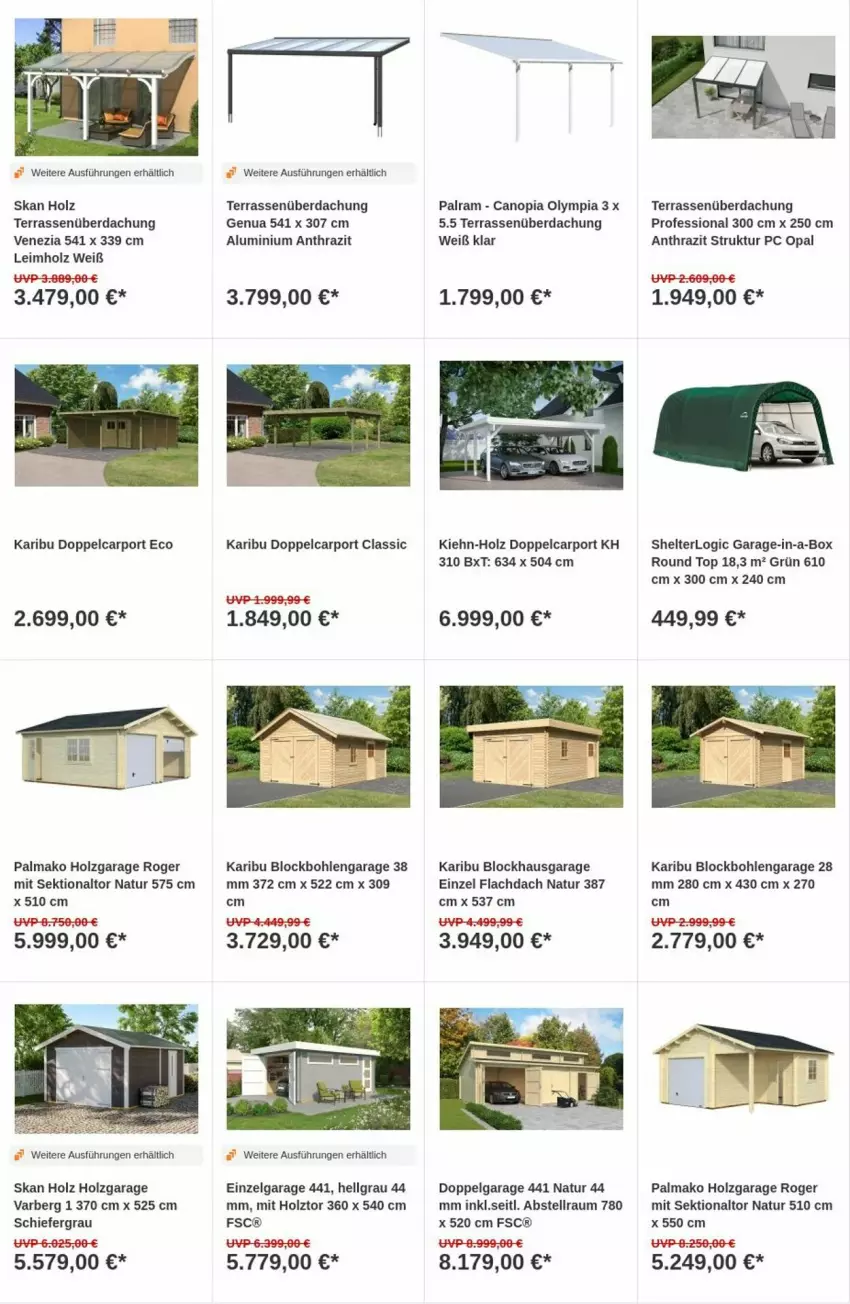 Aktueller Prospekt Obi - Prospekte - von 28.05 bis 05.06.2024 - strona 6 - produkty: Carport, Holz, LG, natur, sekt, Terrassenüberdachung, Ti