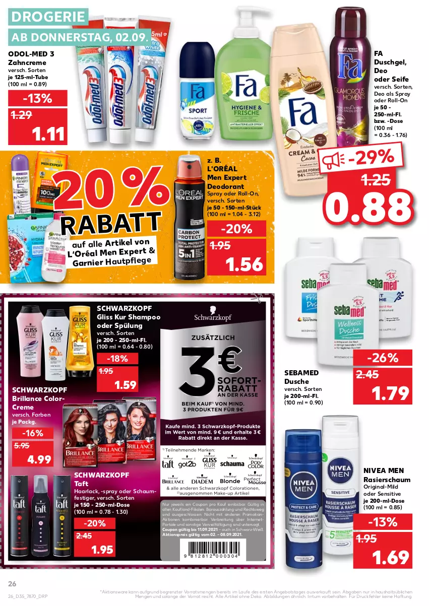 Aktueller Prospekt Kaufland - von 02.09 bis 08.09.2021 - strona 30