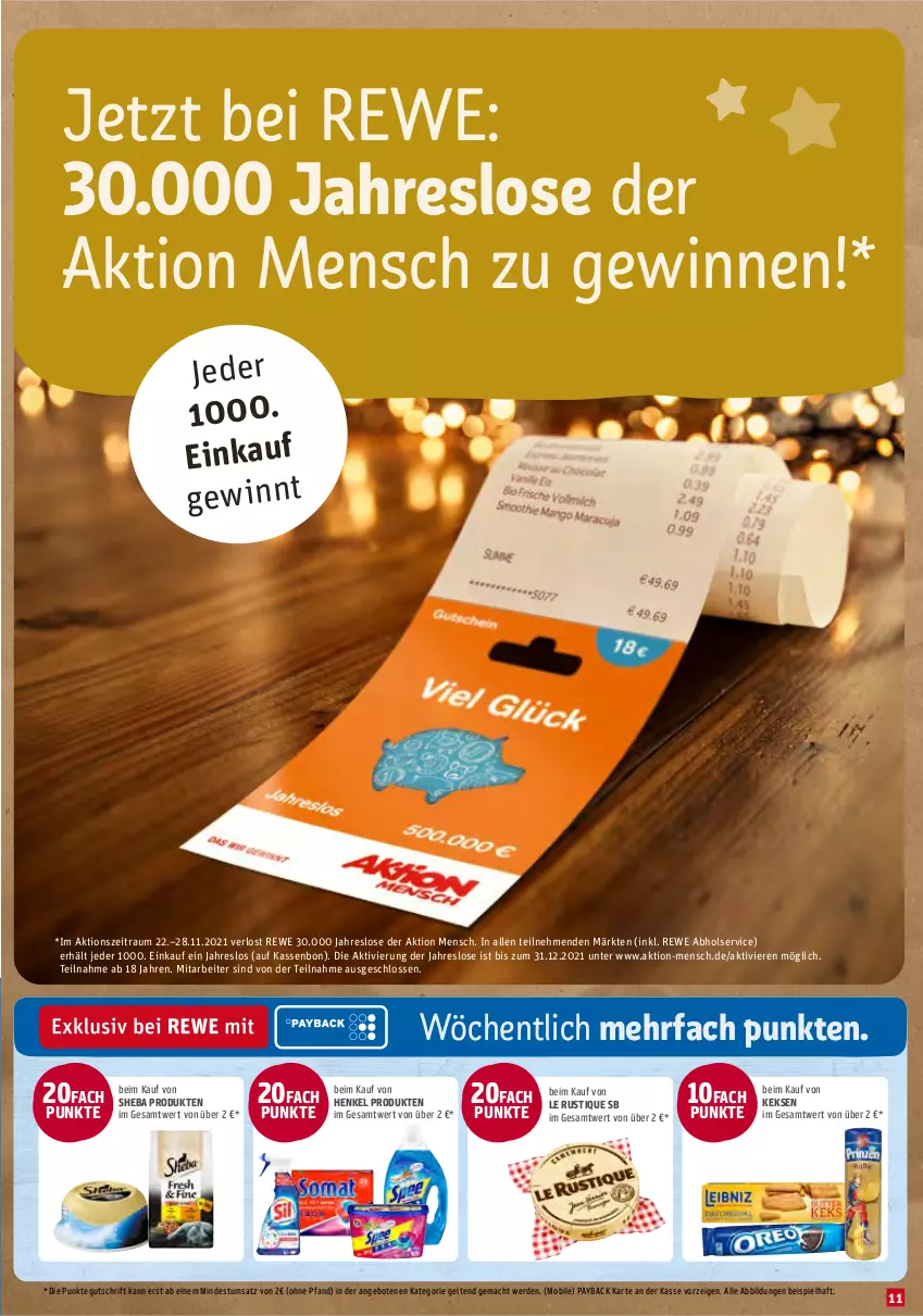 Aktueller Prospekt Rewe - Diese Woche im Angebot! - von 22.11 bis 27.11.2021 - strona 11