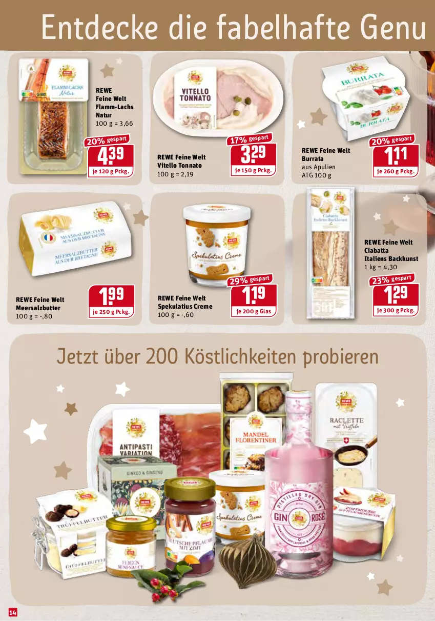 Aktueller Prospekt Rewe - Diese Woche im Angebot! - von 22.11 bis 27.11.2021 - strona 14