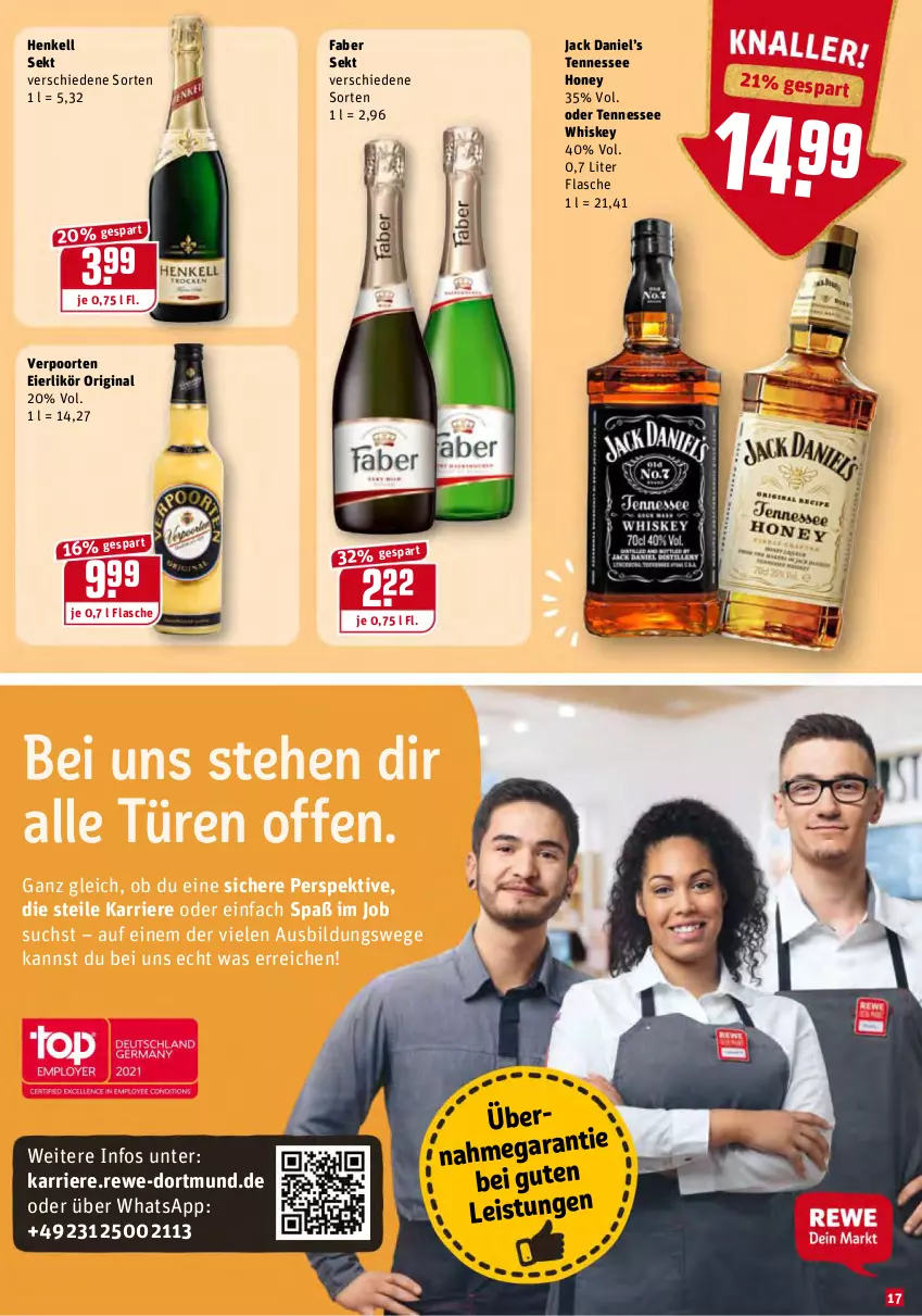 Aktueller Prospekt Rewe - Diese Woche im Angebot! - von 22.11 bis 27.11.2021 - strona 17