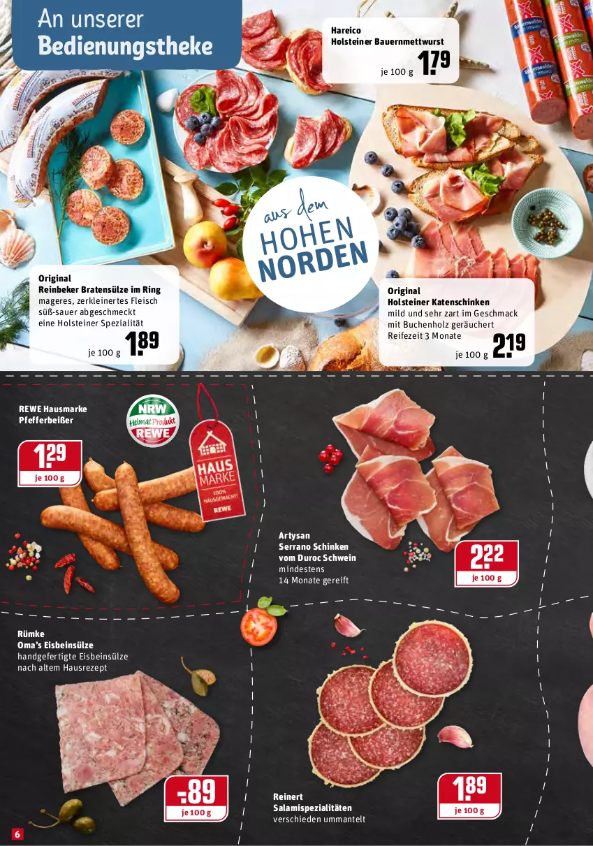 Aktueller Prospekt Rewe - Diese Woche im Angebot! - von 22.11 bis 27.11.2021 - strona 6