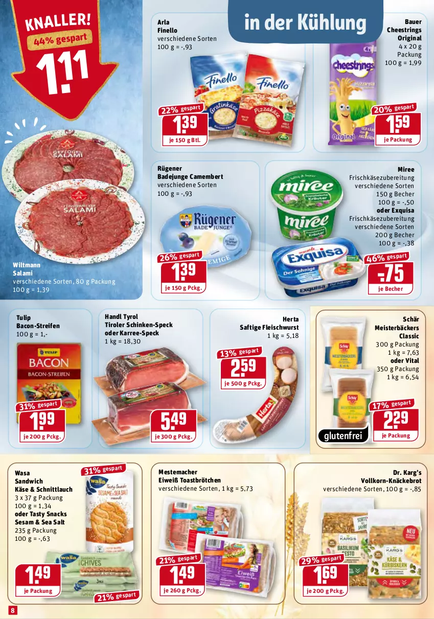 Aktueller Prospekt Rewe - Diese Woche im Angebot! - von 22.11 bis 27.11.2021 - strona 8