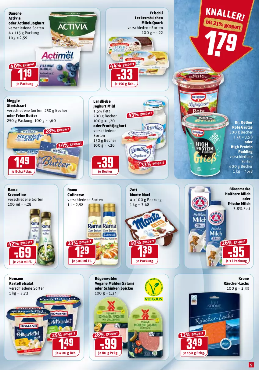 Aktueller Prospekt Rewe - Diese Woche im Angebot! - von 22.11 bis 27.11.2021 - strona 9