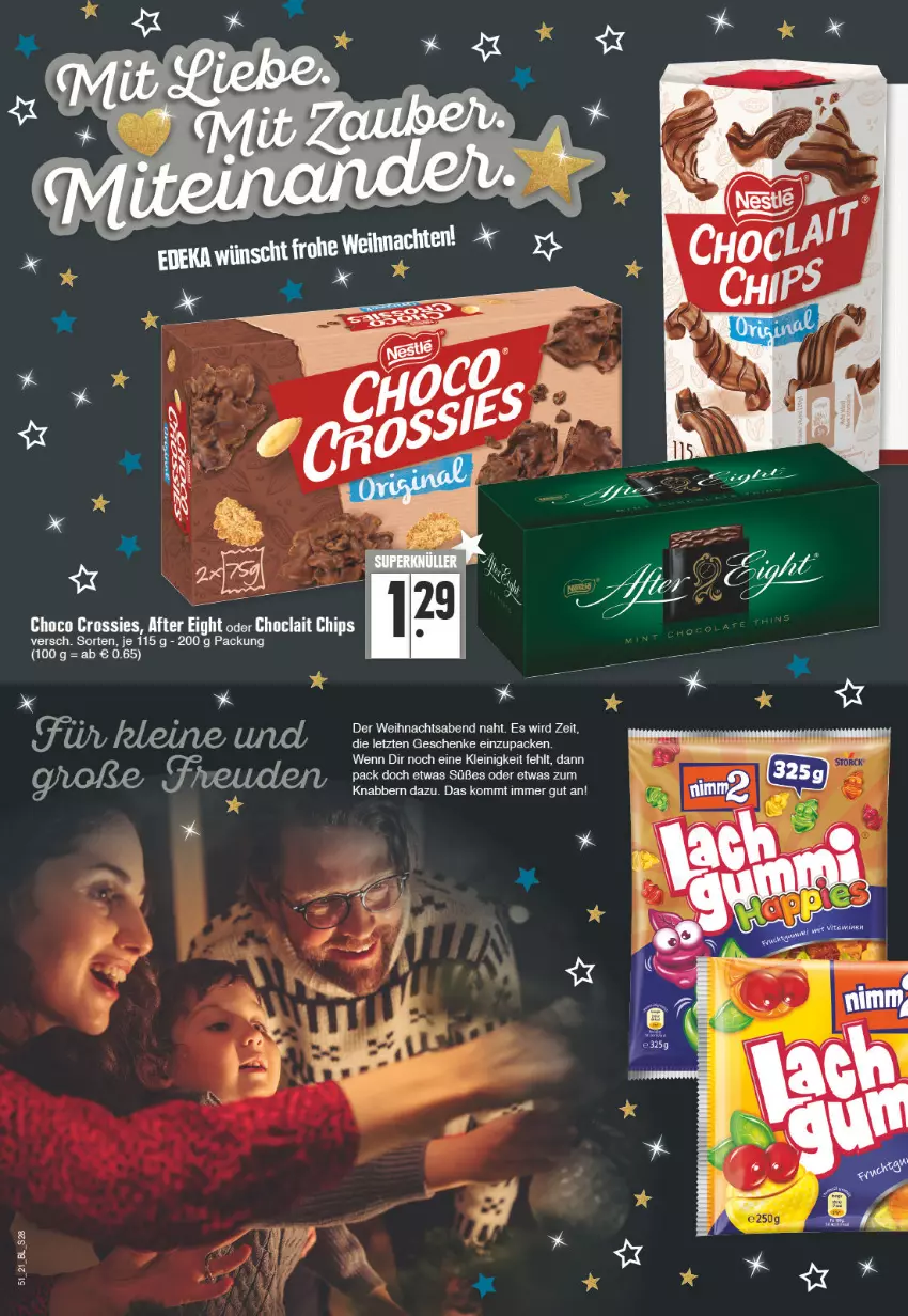 Aktueller Prospekt E Center - Angebote der Woche - von 20.12 bis 25.12.2021 - strona 28 - produkty: after eight, chips, choclait chips, choco crossies, crossies, Ti, ZTE