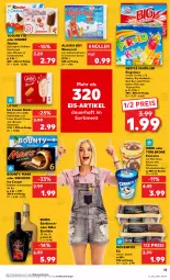 Gazetka promocyjna Kaufland - Prospekt - Gazetka - ważna od 28.06 do 28.06.2023 - strona 13 - produkty: angebot, angebote, auer, Becher, biscoff, bounty, creme, eier, eierlikör, eis, eiscreme, joghur, joghurt, keks, kekse, Kinder, kirsch, likör, mac, Mantel, mars, milch, mövenpick, mövenpick eis, nestlé, nestlé schöller, nuss, oreo, reis, riegel, sandwich, schoko, schokolade, schokoriegel, Schöller, snickers, stieleis, Ti, toblerone, wasser, wassereis, Yo, yogurette