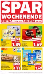 Gazetka promocyjna Kaufland - Prospekt - Gazetka - ważna od 28.06 do 28.06.2023 - strona 6 - produkty: angebot, beste butter, braten, butter, eis, elle, feta, frau antje, kaffee, kaffeepads, Käse, purland, reis, salakis, salz, schafskäse, schnitten, schwein, schweine, schweinerücken, senseo, Streichzart, Ti, wein, weine, ZTE