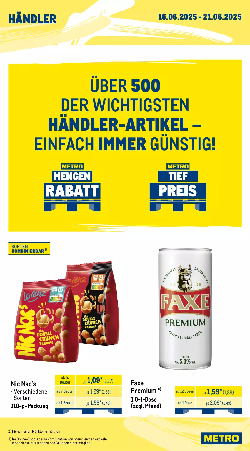 Aktueller Prospekt Metro - Wochen-Angebote Händler - von 16.06 bis 21.06.2025 - strona 4 - produkty: axe, beutel, eis, reis, Ti