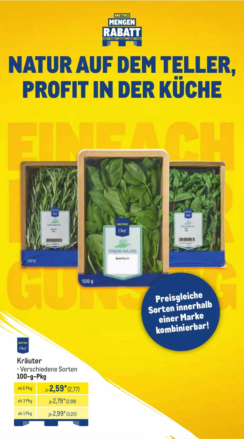 Aktueller Prospekt Metro - Wochen-Angebote - von 24.11 bis 29.11.2025 - strona 11 - produkty: eis, elle, kräuter, küche, natur, reis, teller