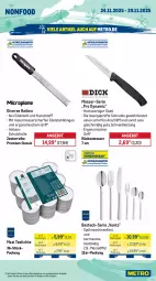 Gazetka promocyjna Metro - Wochen-Angebote - Gazetka - ważna od 29.11 do 29.11.2025 - strona 25 - produkty: angebot, auer, besteck, beutel, edelstahl, eis, Geschenkpapier, küche, Küchen, lack, LG, Löffel, messer, Metro, papier, reis, schutzhülle, spülmaschinen, tee, Teelicht, teelichte, Ti, Tüte, Zesterreibe