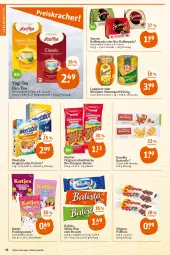 Gazetka promocyjna Tegut - Angebote der Woche - Gazetka - ważna od 30.04 do 30.04.2022 - strona 18 - produkty: balisto, beutel, bihophar, bio, Bio-Kaffee, bounty, brezel, butter, eis, frucht, fruchtgummi, gin, honig, huober, kaffee, kaffeepads, katjes, langnese, lebensmittel, milky way, nippon, reis, senseo, tee, Ti, Yo