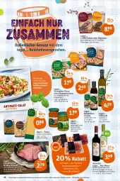 Gazetka promocyjna Tegut - Angebote der Woche - Gazetka - ważna od 30.04 do 30.04.2022 - strona 20 - produkty: alkohol, angebot, angebote, antipasti, asti, balsam, balsamico, bio, Bio-Wein, bohne, bohnen, caffè crema, creme, dekoration, ente, erde, espresso, farfalle, flammkuchen, flasche, getränk, getränke, kalbsschnitzel, kuchen, lamm, landprimus, monte, Montepulciano, nuss, oder espresso, Ofen, olive, oliven, olivenöl, pasta, pesto, Pinot, pizza, rezept, saft, salat, schnitzel, Spezi, steinofen, Ti, wein, Weißwein, wurst, ZTE