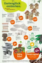 Gazetka promocyjna Tegut - Angebote der Woche - Gazetka - ważna od 30.04 do 30.04.2022 - strona 25 - produkty: angebot, bio, blume, blumen, blumenerde, decke, elle, erde, Garten, Holz, Kugel, Pflanztopf, sekt, telefon, teller, Ti, topf, uhr, windlicht