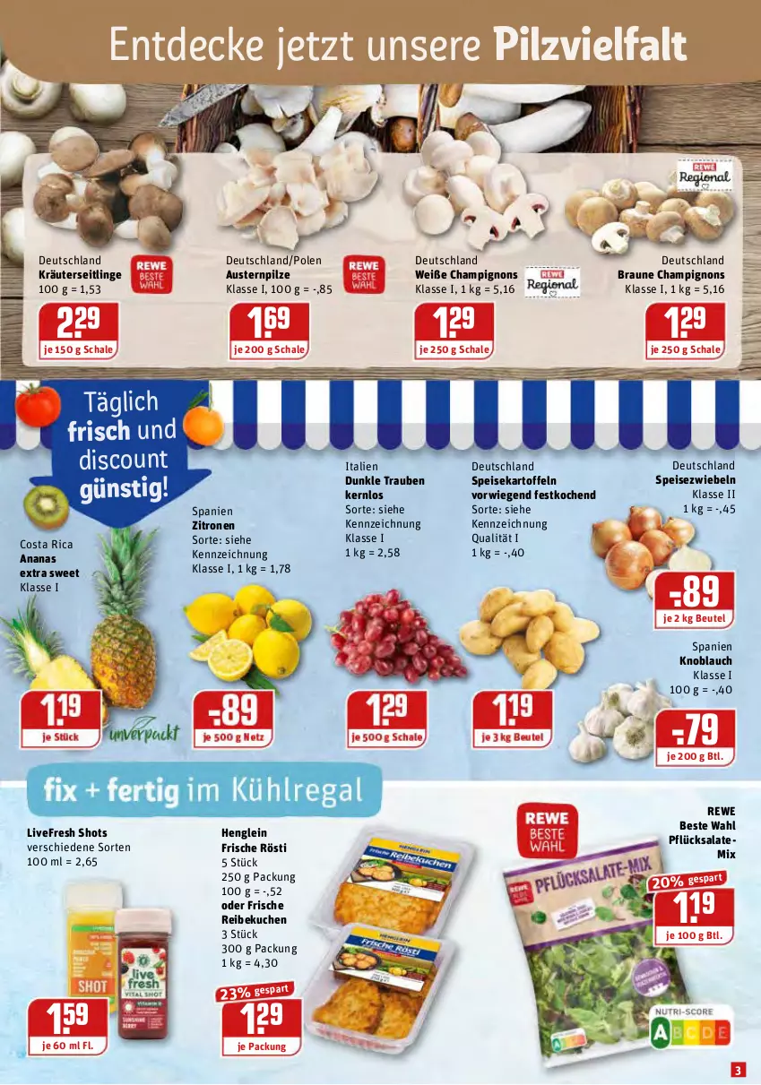 Aktueller Prospekt Rewe - Prospekte - von 25.10 bis 31.10.2021 - strona 3