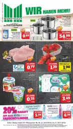 Gazetka promocyjna Marktkauf - Prospekt - Gazetka - ważna od 23.04 do 23.04.2022 - strona 1 - produkty: aktionspreis, almighur, almighurt, angebot, angebote, Becher, beere, beeren, braten, Bratentopf, decke, Deckel, deka, edelstahl, ehrmann, ehrmann almighurt, eis, elle, erdbeere, erdbeeren, fisch, fleisch, Fleischtopf, Germ, Kamill, kamille, Liege, nuss, papier, pute, putenschnitzel, reiniger, reis, Schal, Schale, schnitzel, Soda, tee, teller, Ti, toilettenpapier, topf, uhr, wasser