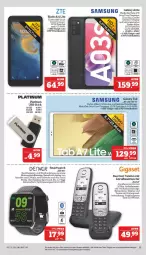 Gazetka promocyjna Marktkauf - Prospekt - Gazetka - ważna od 23.04 do 23.04.2022 - strona 37 - produkty: akku, auer, beleuchtung, buch, Dual SIM, eis, elle, frontkamera, gigaset, kamera, Leuchte, quad, reis, Samsung, sim, Sport, telefon, teller, Ti, usb, wasser, ZTE