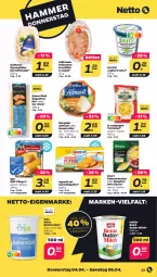 Gazetka promocyjna Netto - Woche 14 - Gazetka - ważna od 06.04 do 06.04.2024 - strona 23 - produkty: agrarfrost, baguette, baguettes, bavaria blu, bergader, bio, brustfilet, butter, buttermilch, feinschmecker, filegro, filet, hähnchenbrust, hähnchenbrustfilet, iglo, joghur, joghurt, kartoffel, kartoffelpuffer, kartoffelsalat, knorr, milch, Müller, natur, reine buttermilch, Ria, salat, sauce, spreewälder, Ti, torte, tortelloni, wiltmann