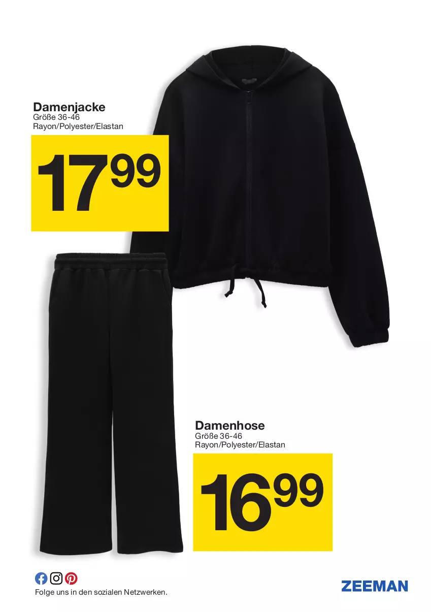 Aktueller Prospekt Zeeman - Prospekte - von 21.12 bis 27.12.2024 - strona 11 - produkty: hose, Jacke, LG, Yo