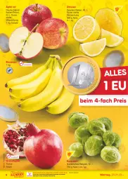 Gazetka promocyjna Netto Marken-Discount - Filial-Angebote - Gazetka - ważna od 28.01 do 28.01.2023 - strona 4 - produkty: apfel, asti, banane, bananen, bestpreis, eis, grana, granatapfel, LG, ndk, Rana, reis, rosen, Rosenkohl, Schal, Schale, Ti, zitrone, zitronen